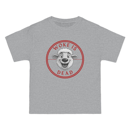 Woke Is Dead Short-Sleeve T-Shirt, Statement Tee, Casual Wear, Gift for Friends, Trendy Outfit, Humorous Shirt