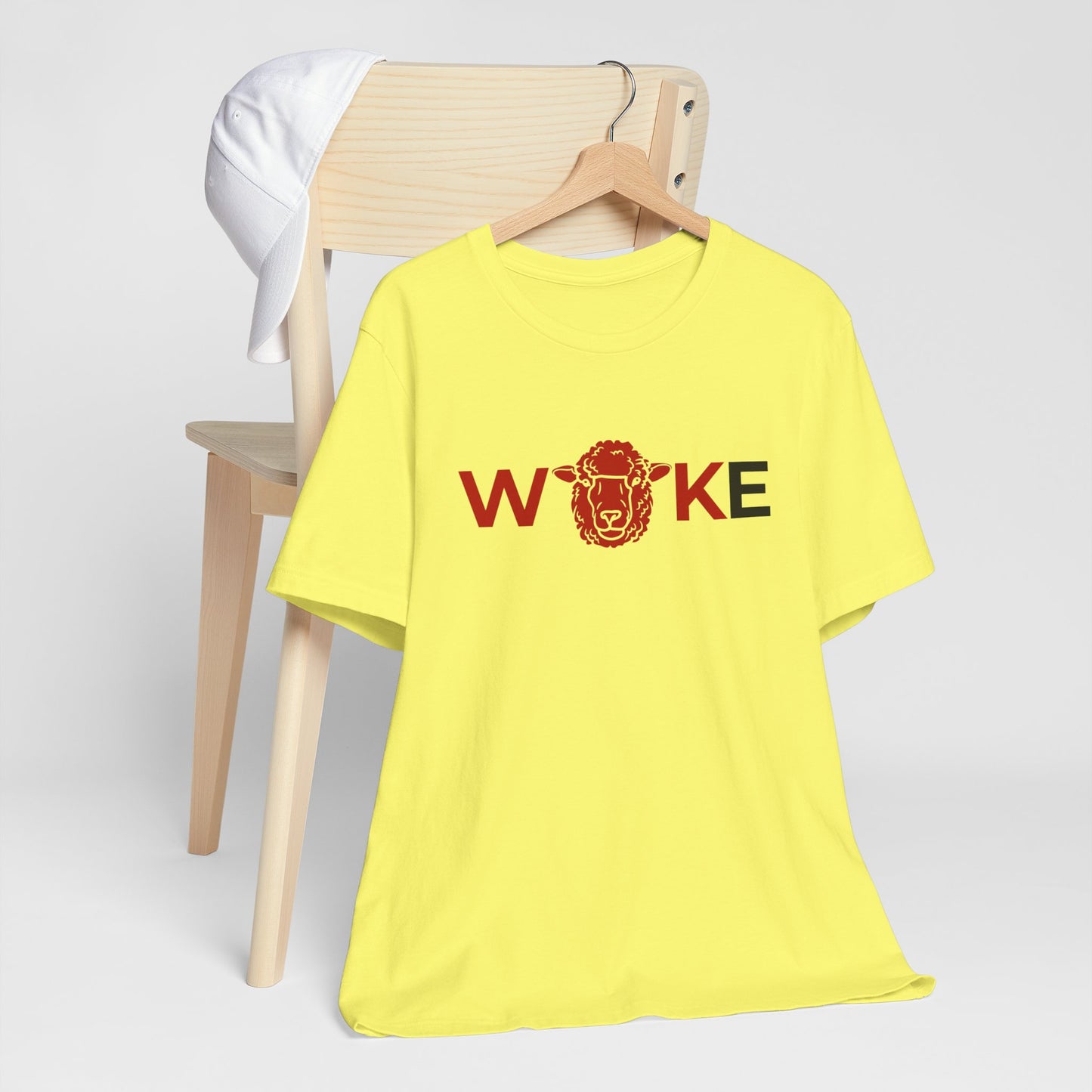 Woke Lion Unisex Tee, Empowerment Shirt, Casual Wear, Gift for Activists, Statement Clothing, Trendy Graphic Tee