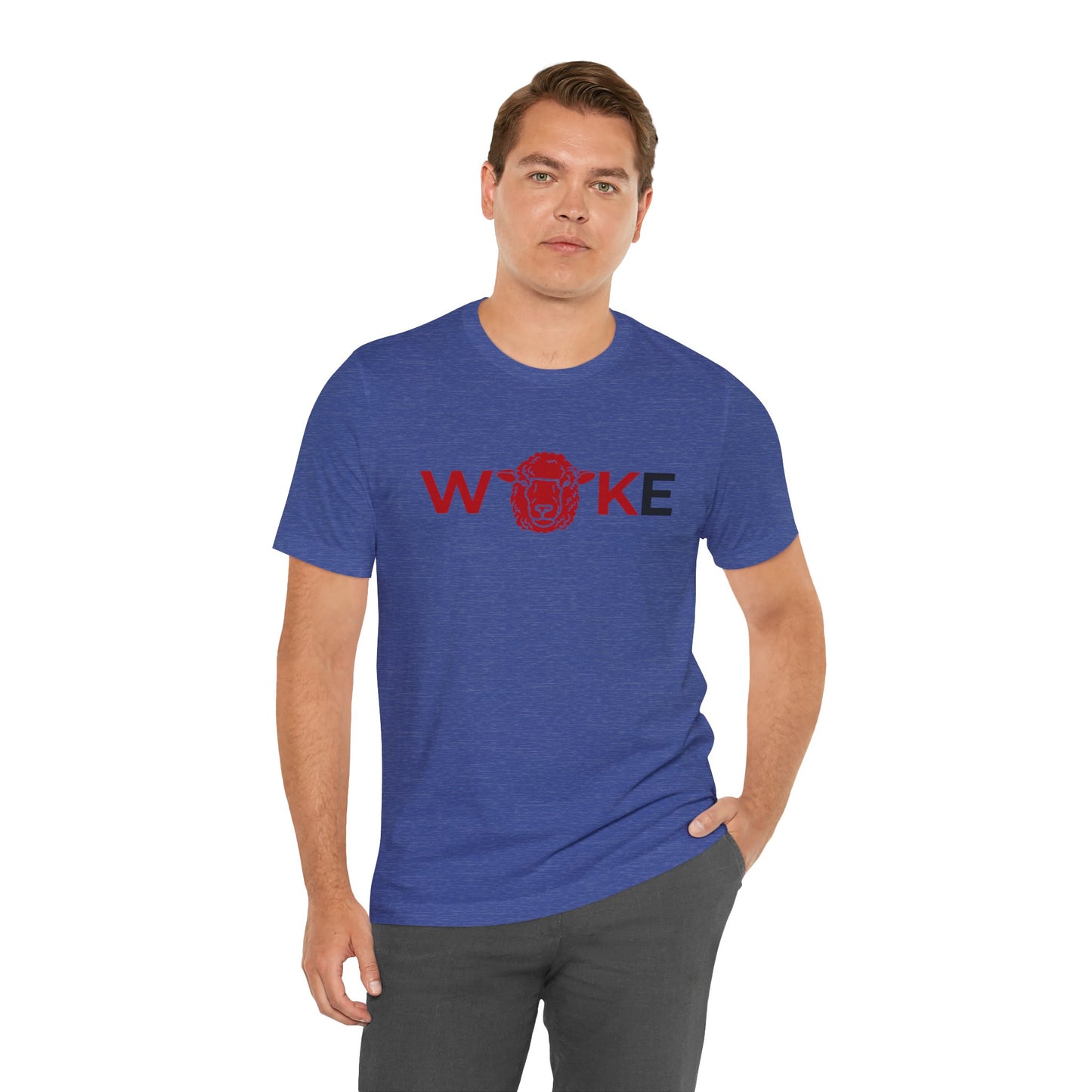 Woke Lion Unisex Tee, Empowerment Shirt, Casual Wear, Gift for Activists, Statement Clothing, Trendy Graphic Tee