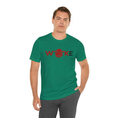 Woke Lion Unisex Tee, Empowerment Shirt, Casual Wear, Gift for Activists, Statement Clothing, Trendy Graphic Tee