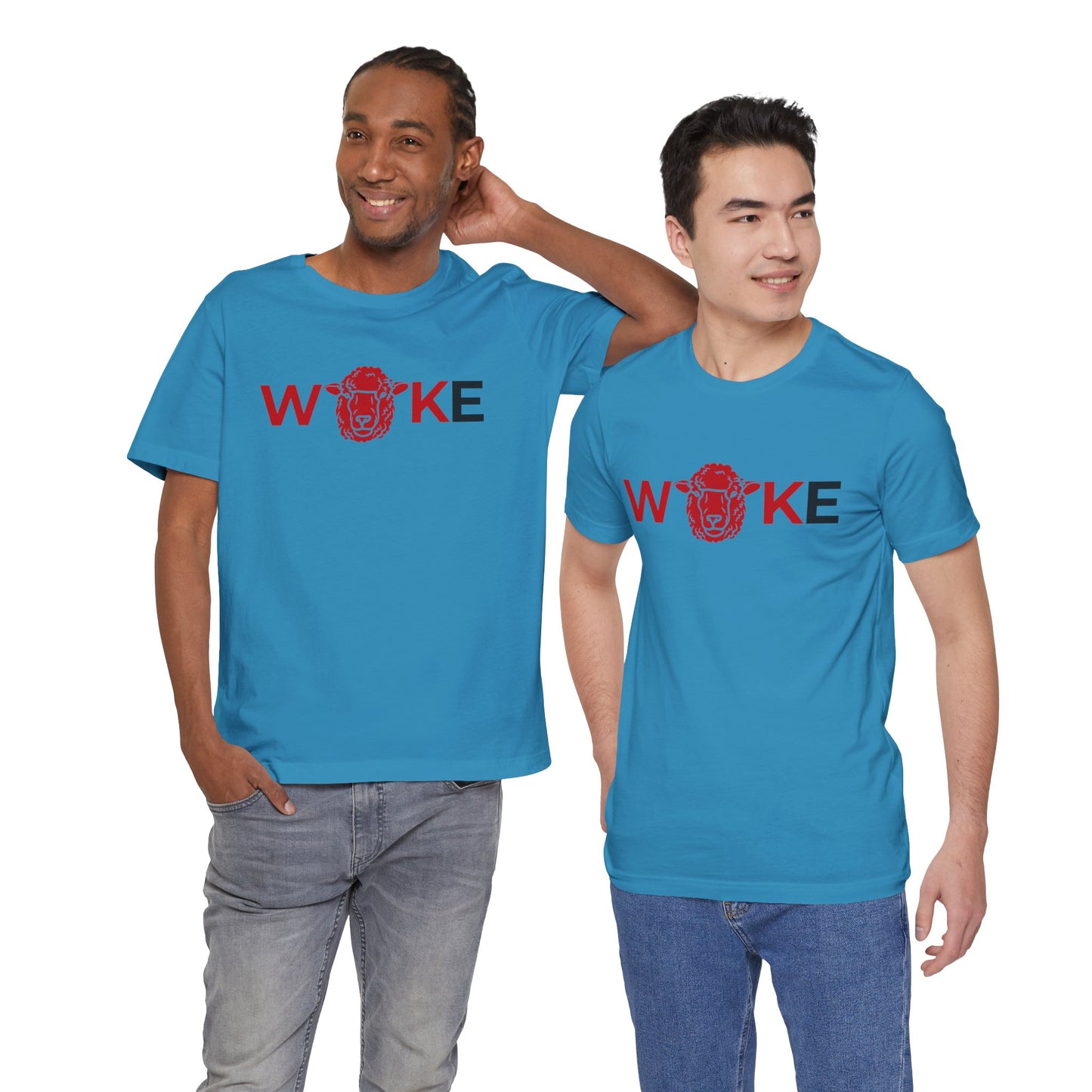 Woke Lion Unisex Tee, Empowerment Shirt, Casual Wear, Gift for Activists, Statement Clothing, Trendy Graphic Tee