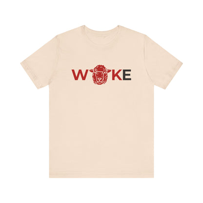 Woke Lion Unisex Tee, Empowerment Shirt, Casual Wear, Gift for Activists, Statement Clothing, Trendy Graphic Tee