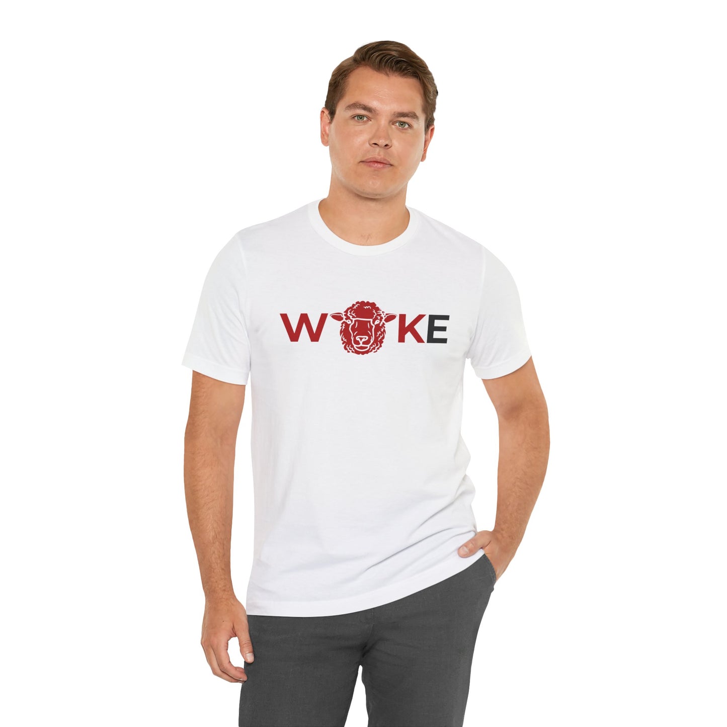 Woke Lion Unisex Tee, Empowerment Shirt, Casual Wear, Gift for Activists, Statement Clothing, Trendy Graphic Tee