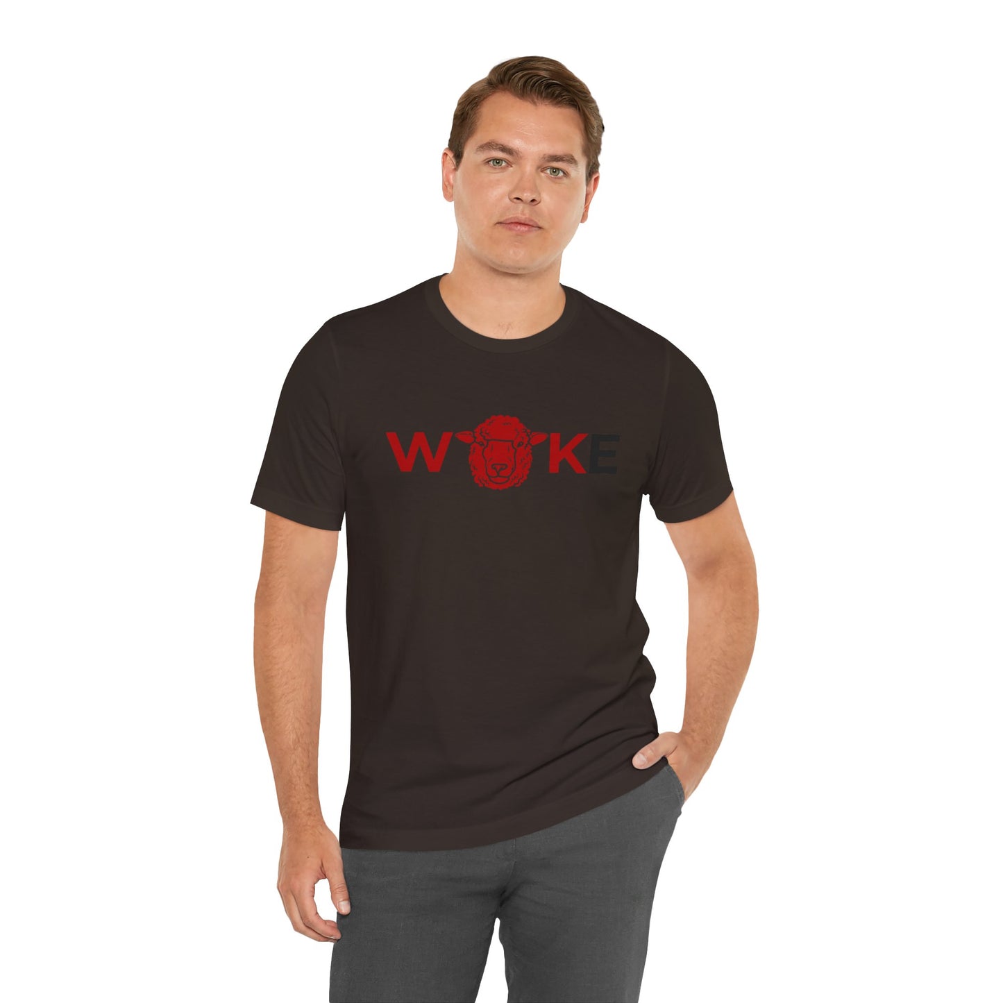 Woke Lion Unisex Tee, Empowerment Shirt, Casual Wear, Gift for Activists, Statement Clothing, Trendy Graphic Tee
