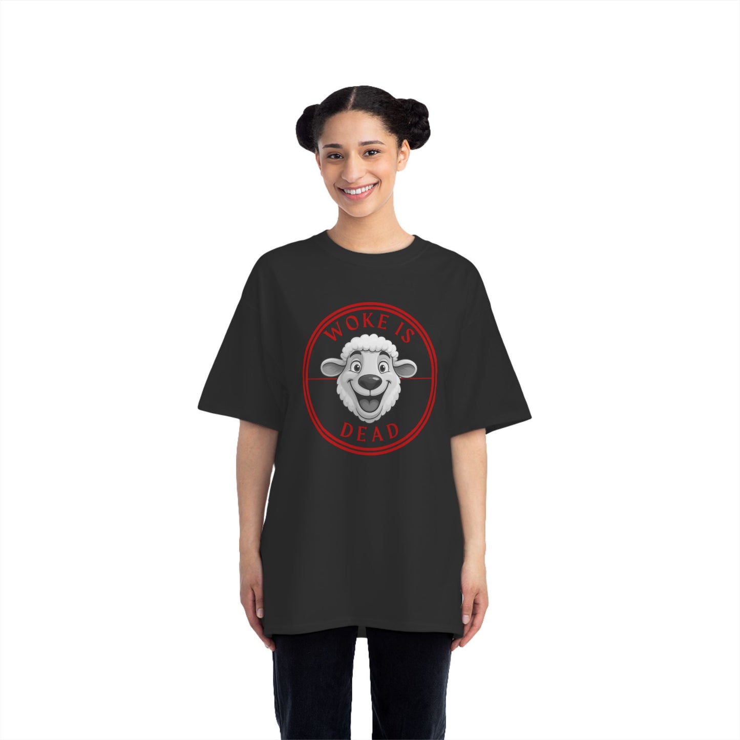 Woke Is Dead Short-Sleeve T-Shirt, Statement Tee, Casual Wear, Gift for Friends, Trendy Outfit, Humorous Shirt