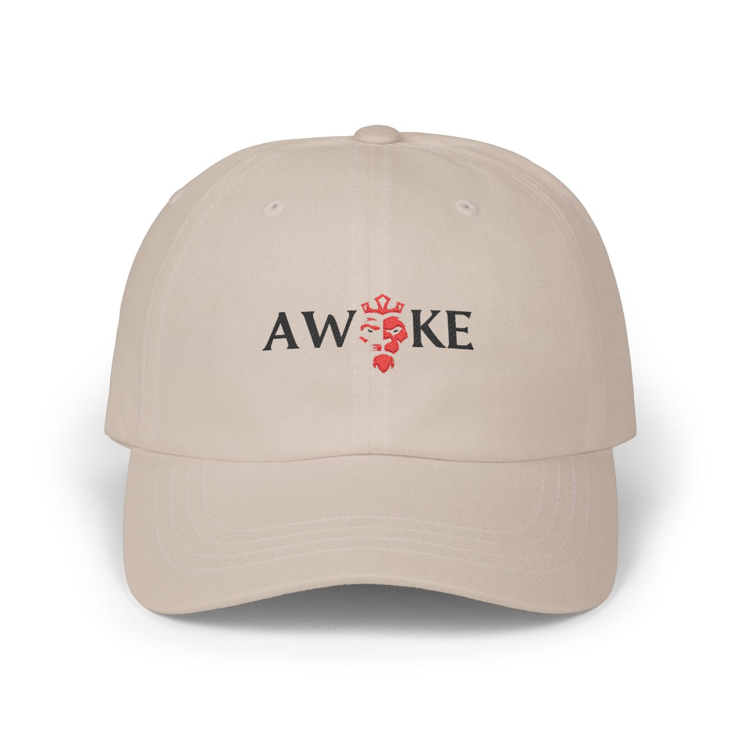 AWOKE Classic Dad Cap - White Hat for Casual Style, Father's Day Gift, Summer Accessory, Trendy Fashion Cap, Unisex Headwear