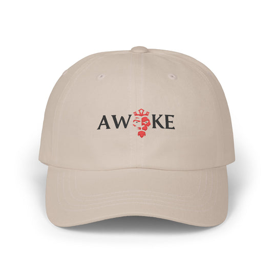 AWOKE Classic Dad Cap - White Hat for Casual Style, Father's Day Gift, Summer Accessory, Trendy Fashion Cap, Unisex Headwear