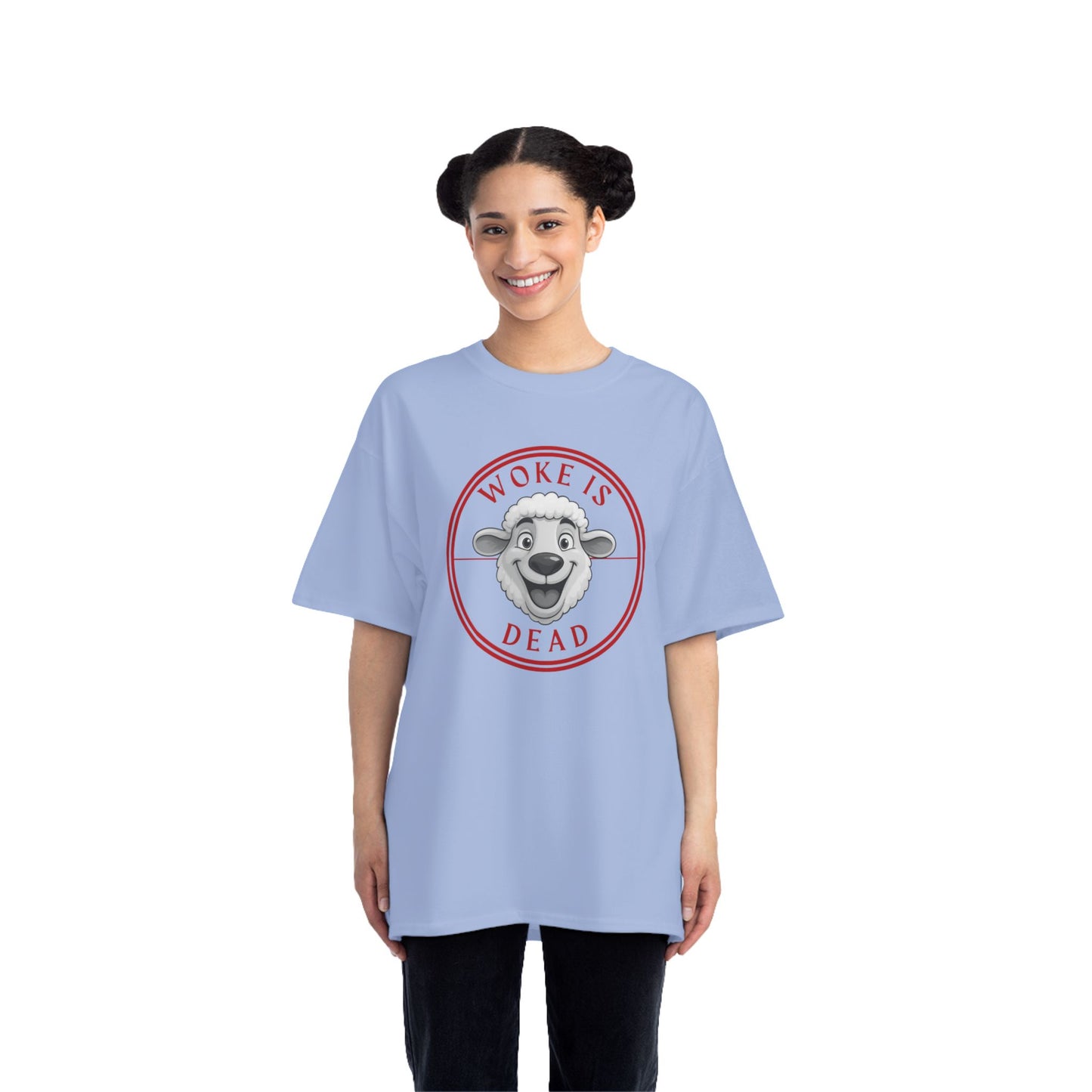 Woke Is Dead Short-Sleeve T-Shirt, Statement Tee, Casual Wear, Gift for Friends, Trendy Outfit, Humorous Shirt