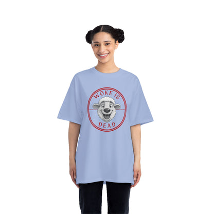 Woke Is Dead Short-Sleeve T-Shirt, Statement Tee, Casual Wear, Gift for Friends, Trendy Outfit, Humorous Shirt