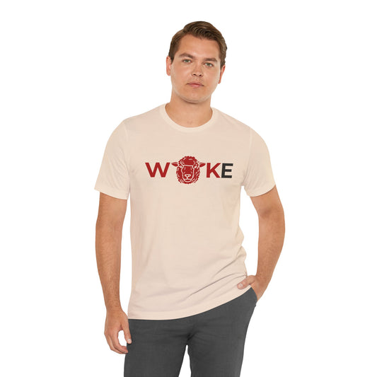 Woke Lion Unisex Tee, Empowerment Shirt, Casual Wear, Gift for Activists, Statement Clothing, Trendy Graphic Tee