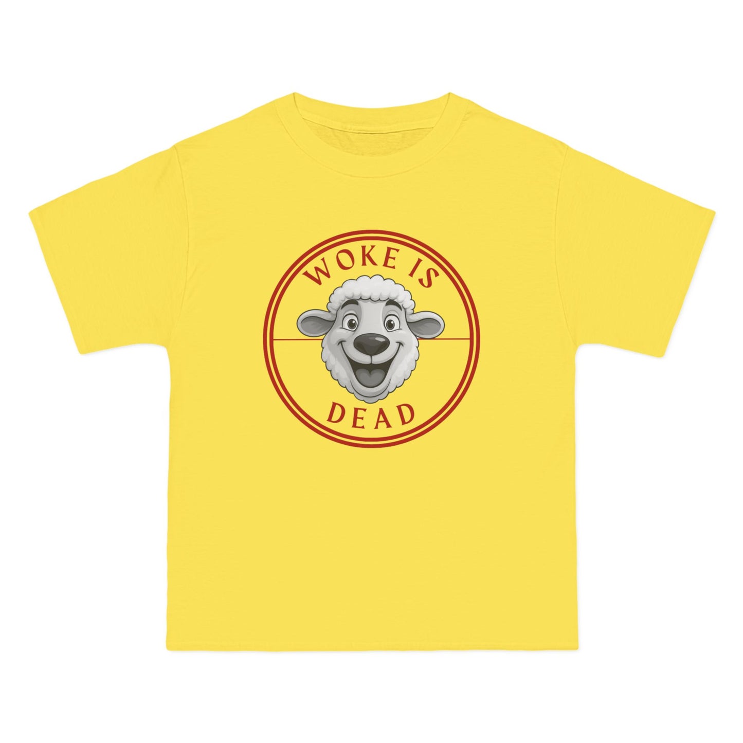 Woke Is Dead Short-Sleeve T-Shirt, Statement Tee, Casual Wear, Gift for Friends, Trendy Outfit, Humorous Shirt