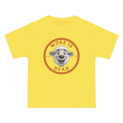 Woke Is Dead Short-Sleeve T-Shirt, Statement Tee, Casual Wear, Gift for Friends, Trendy Outfit, Humorous Shirt