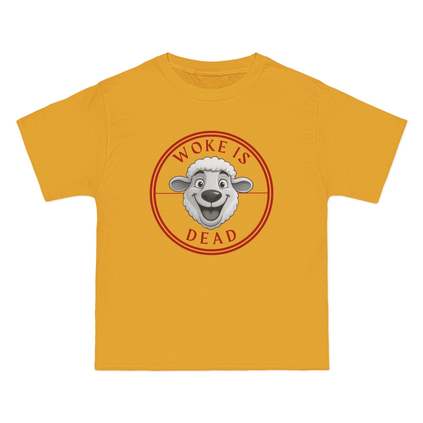 Woke Is Dead Short-Sleeve T-Shirt, Statement Tee, Casual Wear, Gift for Friends, Trendy Outfit, Humorous Shirt