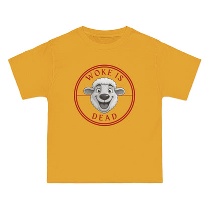 Woke Is Dead Short-Sleeve T-Shirt, Statement Tee, Casual Wear, Gift for Friends, Trendy Outfit, Humorous Shirt