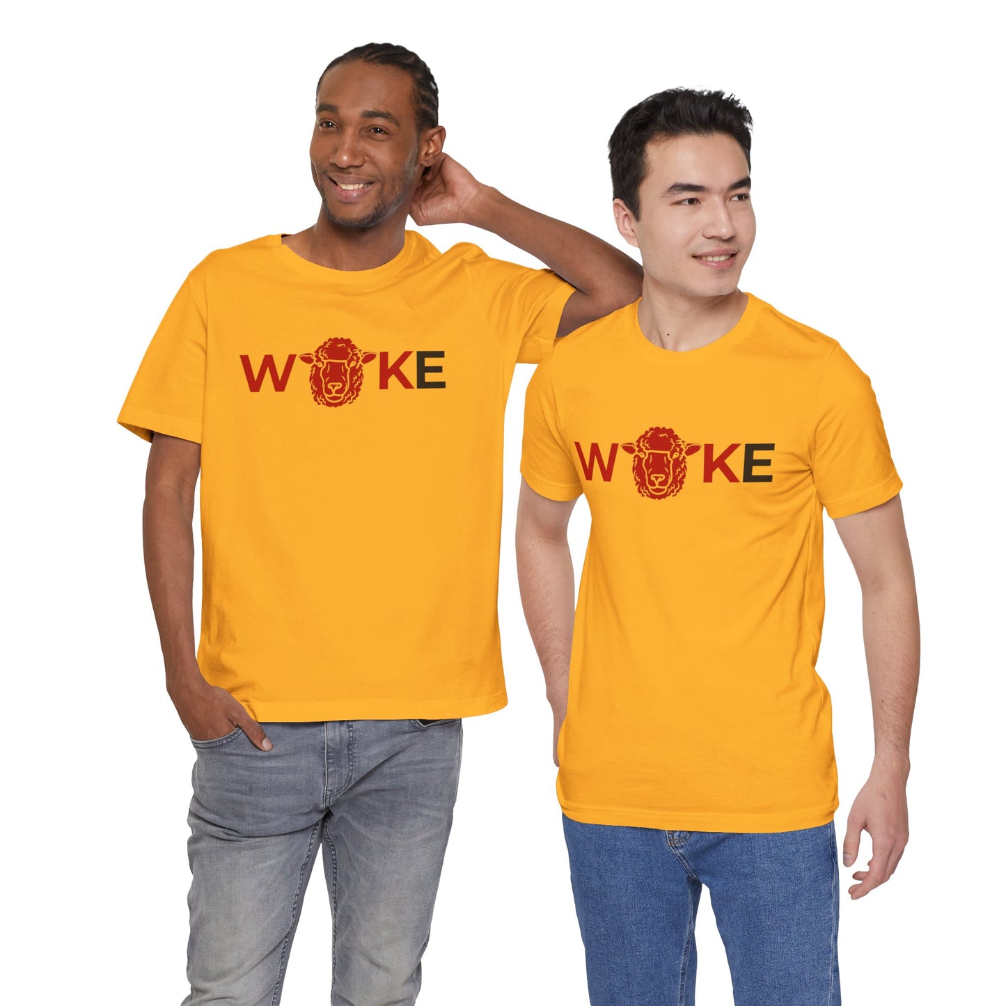Woke Lion Unisex Tee, Empowerment Shirt, Casual Wear, Gift for Activists, Statement Clothing, Trendy Graphic Tee