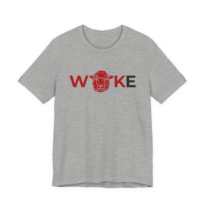 Woke Lion Unisex Tee, Empowerment Shirt, Casual Wear, Gift for Activists, Statement Clothing, Trendy Graphic Tee