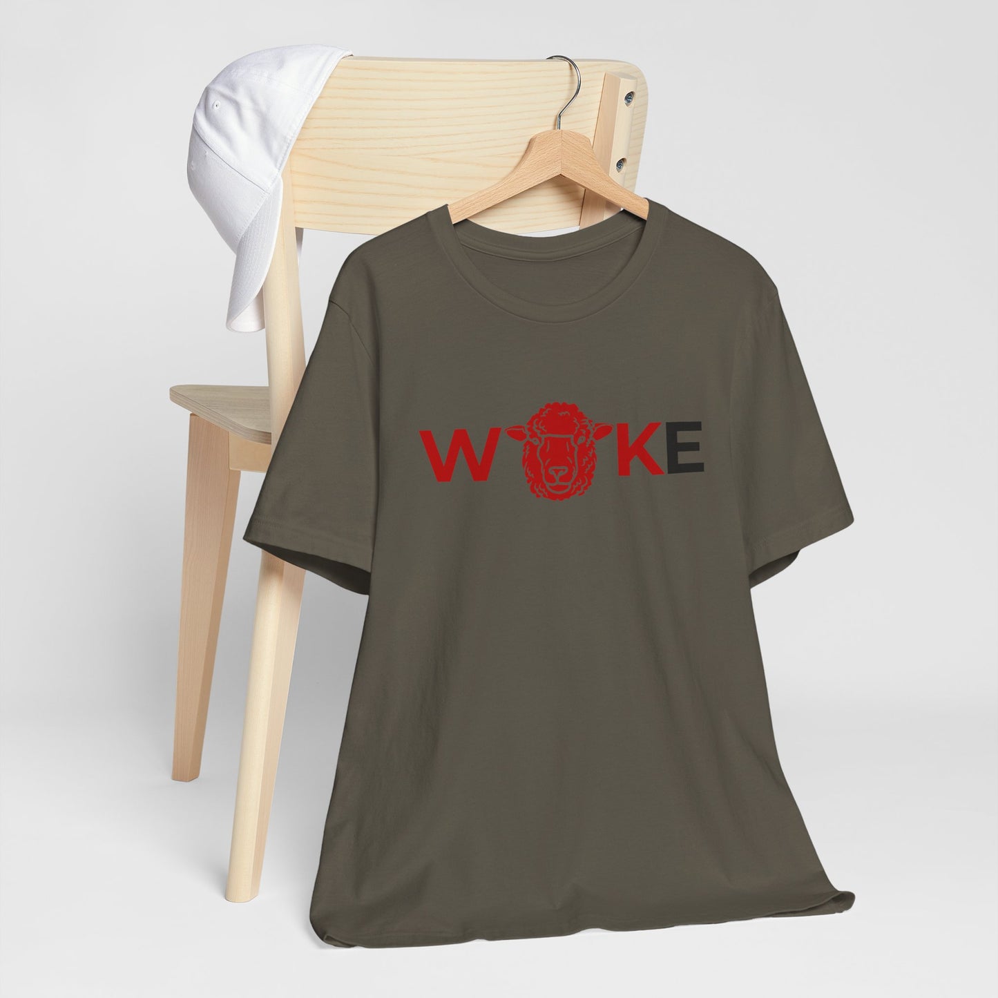 Woke Lion Unisex Tee, Empowerment Shirt, Casual Wear, Gift for Activists, Statement Clothing, Trendy Graphic Tee