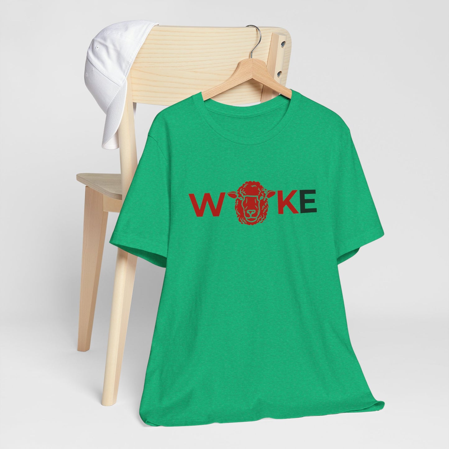 Woke Lion Unisex Tee, Empowerment Shirt, Casual Wear, Gift for Activists, Statement Clothing, Trendy Graphic Tee
