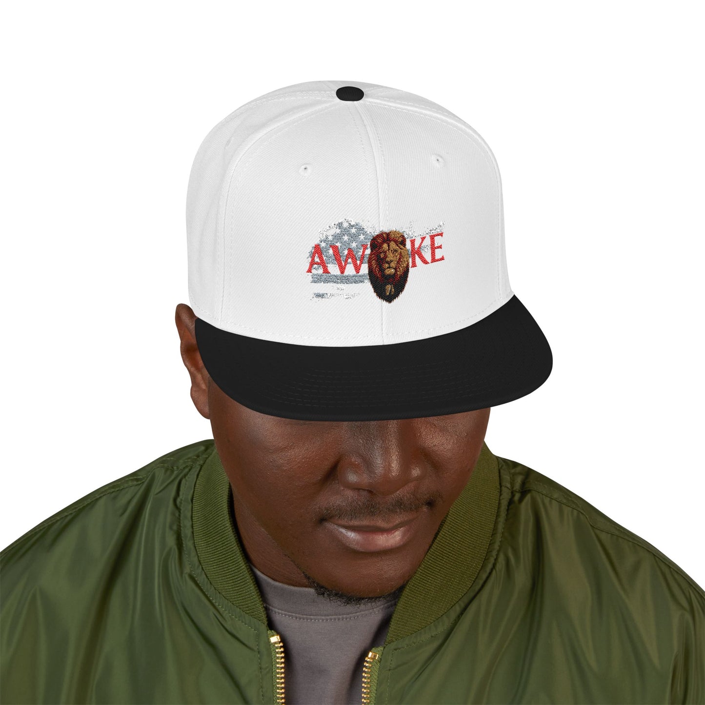 Stylish Snapback Cap with Embroidery, Trendy Hat for Everyday Wear, Perfect for Gift, Outdoor Activities, and Fashion Enthusiasts