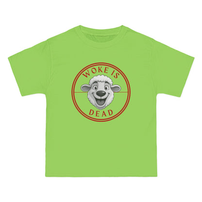 Woke Is Dead Short-Sleeve T-Shirt, Statement Tee, Casual Wear, Gift for Friends, Trendy Outfit, Humorous Shirt