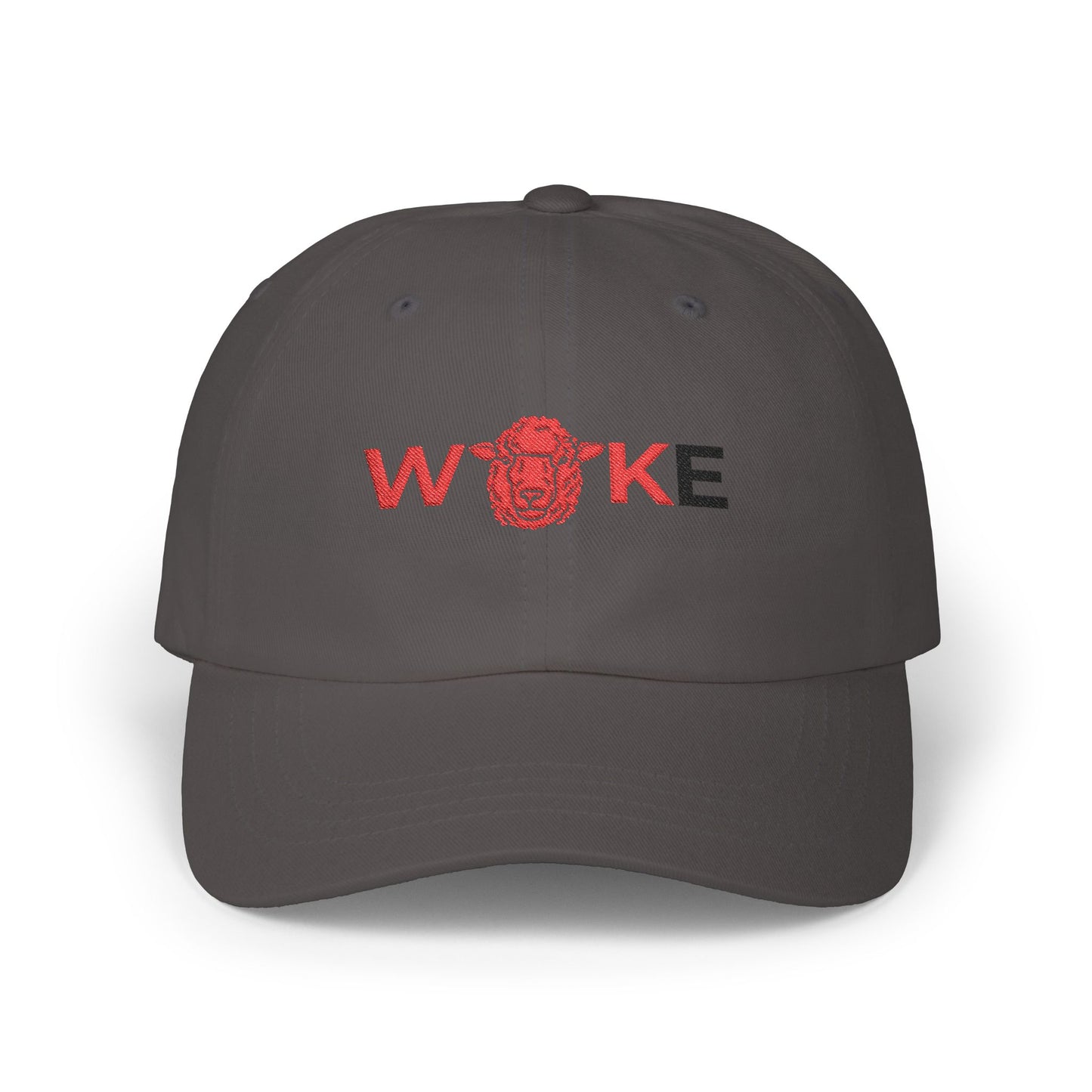 WOKE Classic Dad Cap, Trendy White Baseball Hat, Casual Everyday Wear, Gift for Dads, Fashionable Accessories for Men, Summer Essential