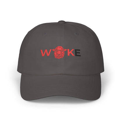 WOKE Classic Dad Cap, Trendy White Baseball Hat, Casual Everyday Wear, Gift for Dads, Fashionable Accessories for Men, Summer Essential