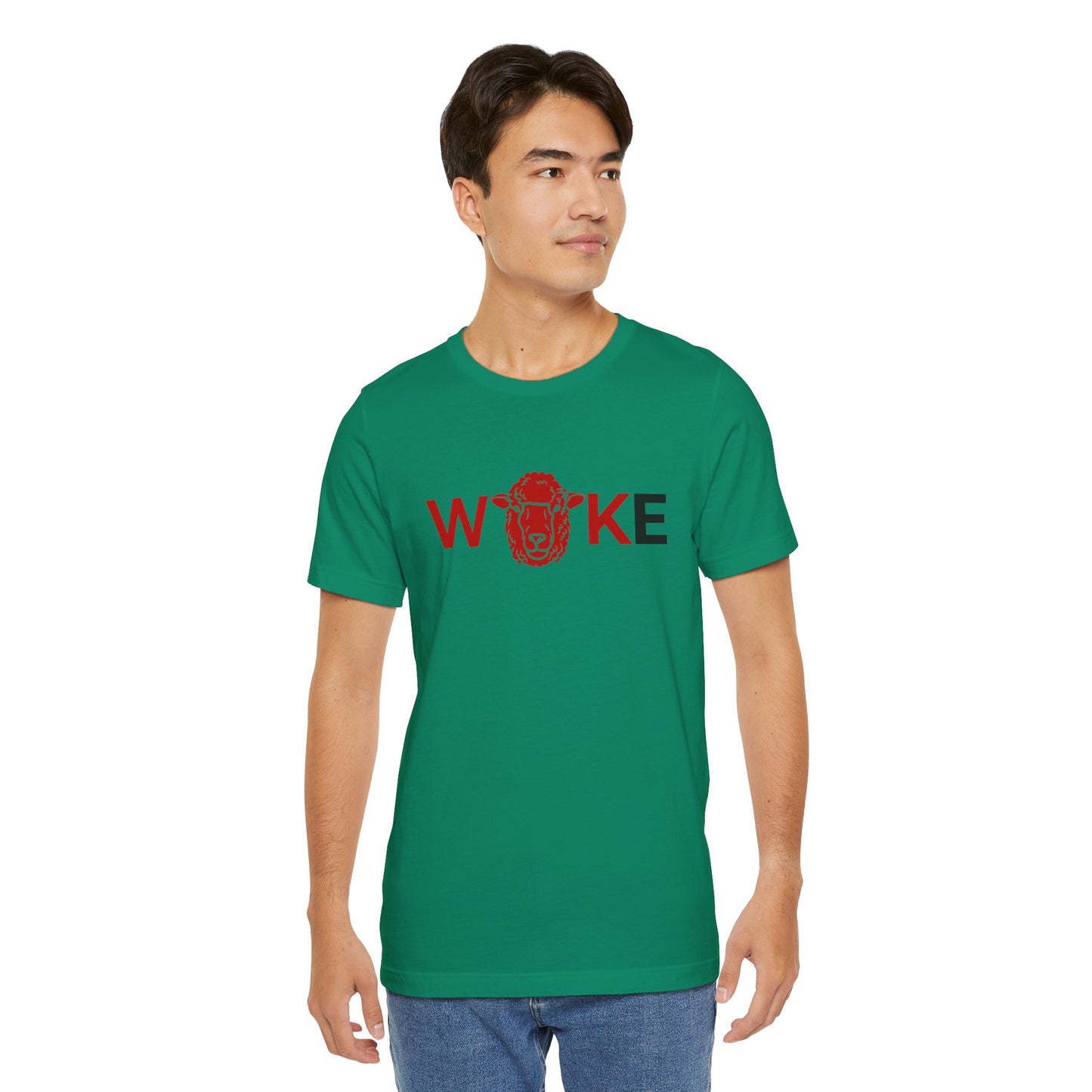 Woke Lion Unisex Tee, Empowerment Shirt, Casual Wear, Gift for Activists, Statement Clothing, Trendy Graphic Tee