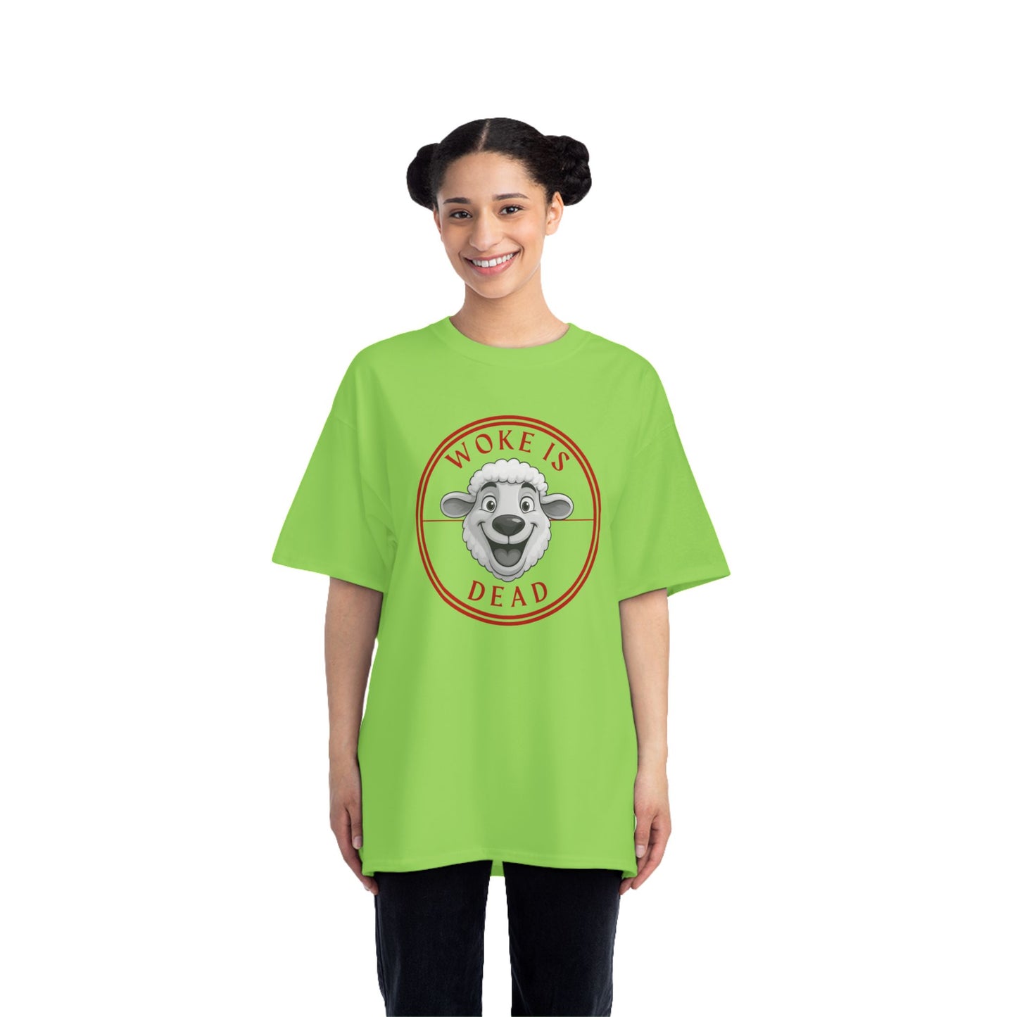 Woke Is Dead Short-Sleeve T-Shirt, Statement Tee, Casual Wear, Gift for Friends, Trendy Outfit, Humorous Shirt
