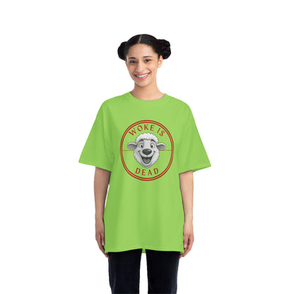 Woke Is Dead Short-Sleeve T-Shirt, Statement Tee, Casual Wear, Gift for Friends, Trendy Outfit, Humorous Shirt