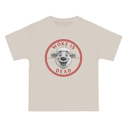 Woke Is Dead Short-Sleeve T-Shirt, Statement Tee, Casual Wear, Gift for Friends, Trendy Outfit, Humorous Shirt