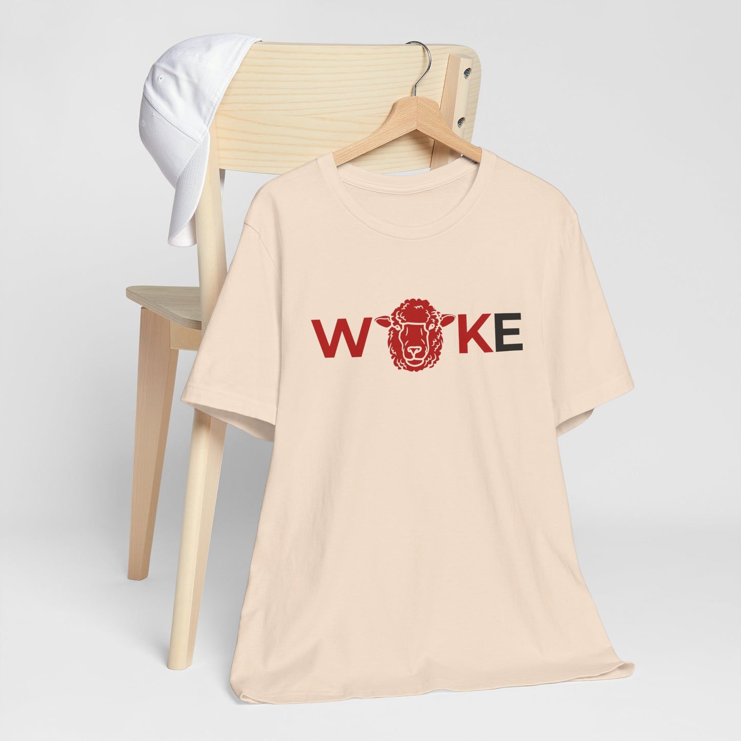 Woke Lion Unisex Tee, Empowerment Shirt, Casual Wear, Gift for Activists, Statement Clothing, Trendy Graphic Tee