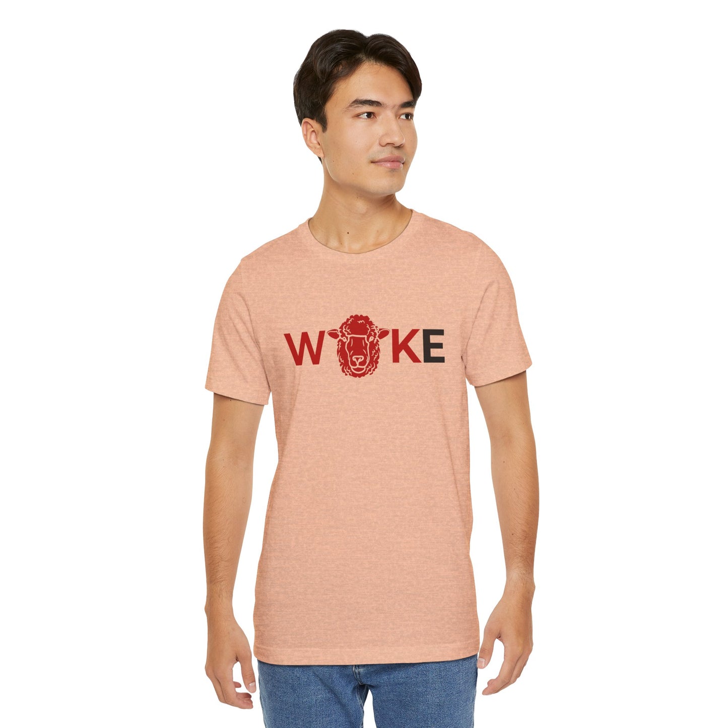 Woke Lion Unisex Tee, Empowerment Shirt, Casual Wear, Gift for Activists, Statement Clothing, Trendy Graphic Tee