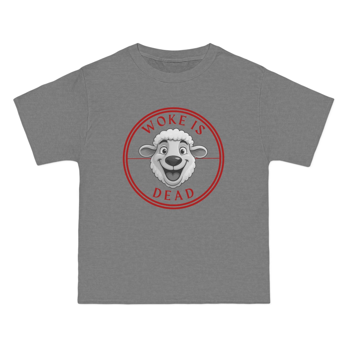 Woke Is Dead Short-Sleeve T-Shirt, Statement Tee, Casual Wear, Gift for Friends, Trendy Outfit, Humorous Shirt