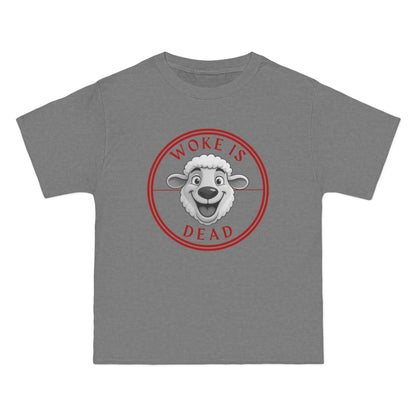 Woke Is Dead Short-Sleeve T-Shirt, Statement Tee, Casual Wear, Gift for Friends, Trendy Outfit, Humorous Shirt