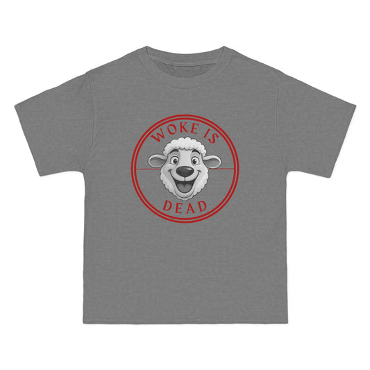 Woke Is Dead Short-Sleeve T-Shirt, Statement Tee, Casual Wear, Gift for Friends, Trendy Outfit, Humorous Shirt