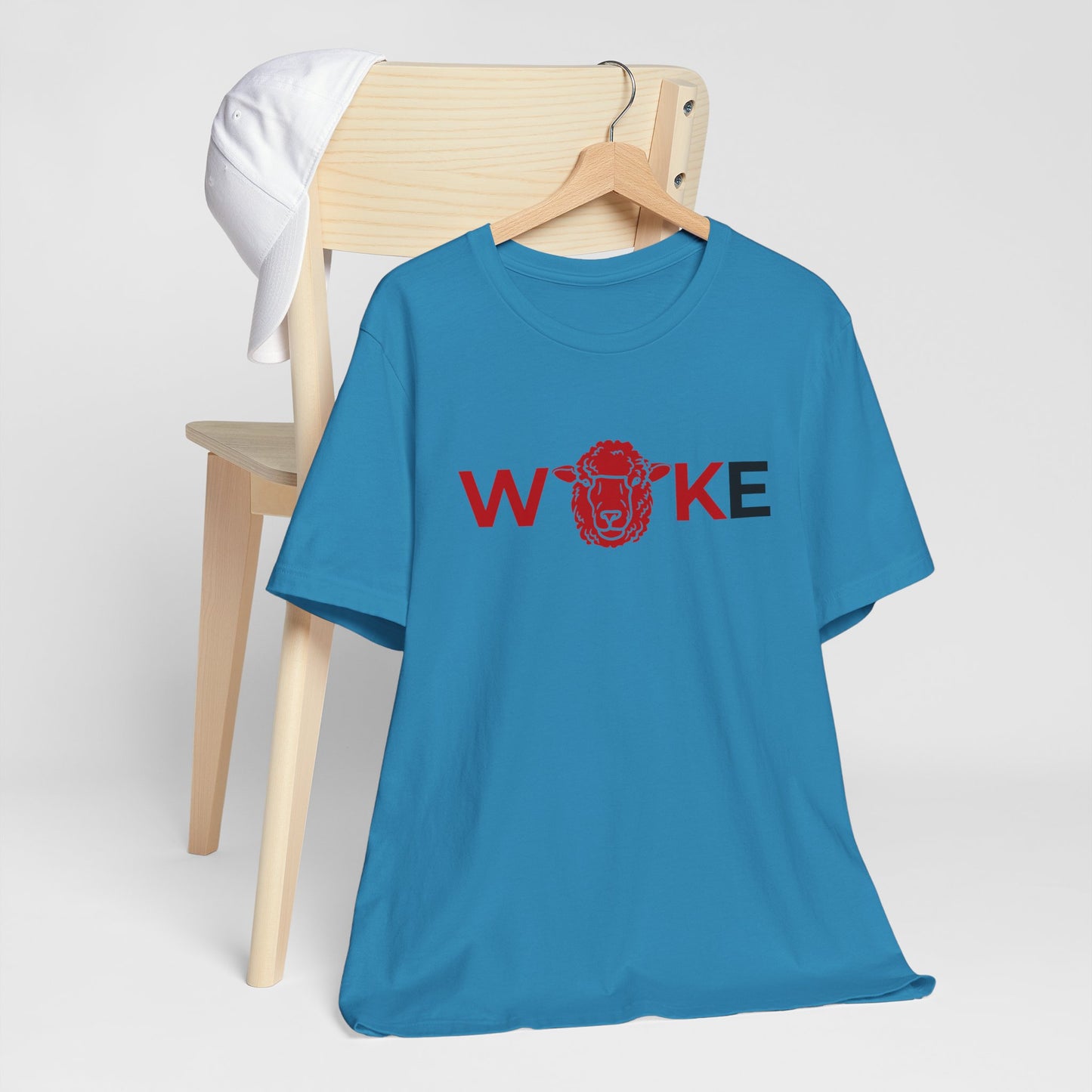 Woke Lion Unisex Tee, Empowerment Shirt, Casual Wear, Gift for Activists, Statement Clothing, Trendy Graphic Tee