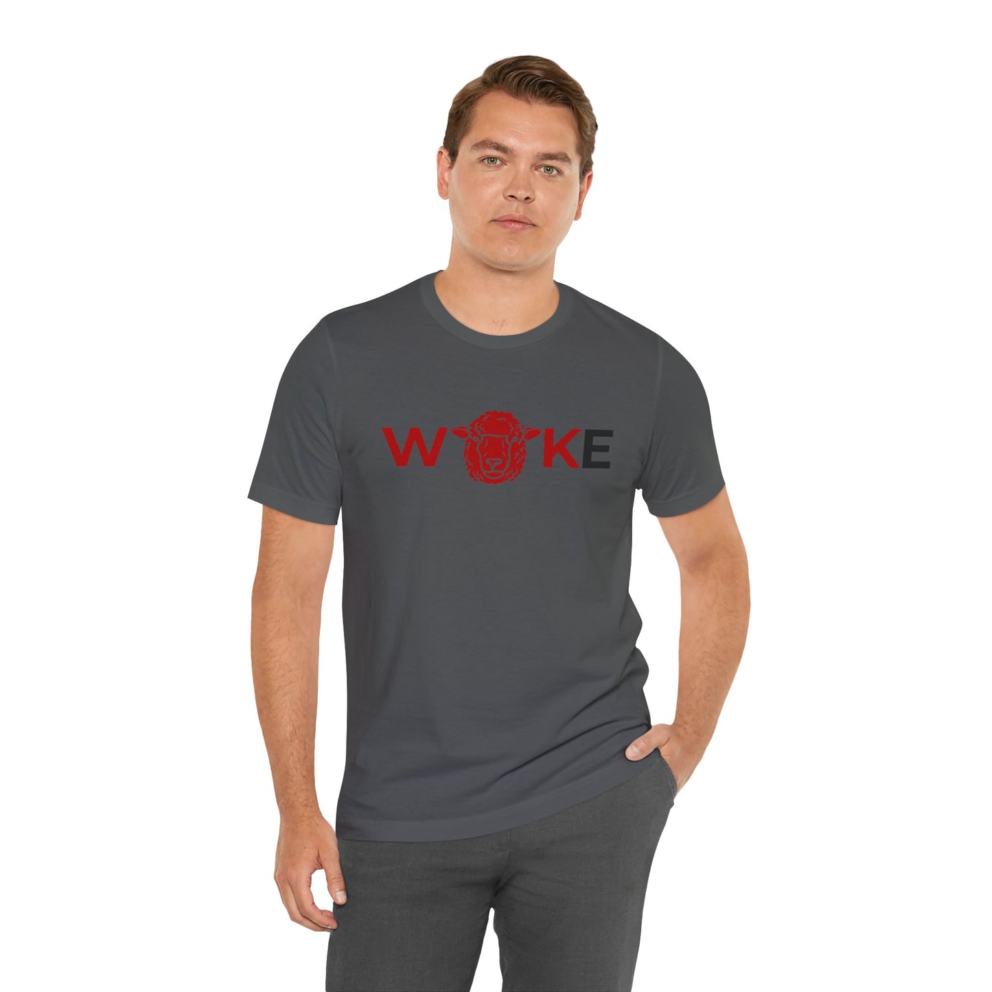 Woke Lion Unisex Tee, Empowerment Shirt, Casual Wear, Gift for Activists, Statement Clothing, Trendy Graphic Tee