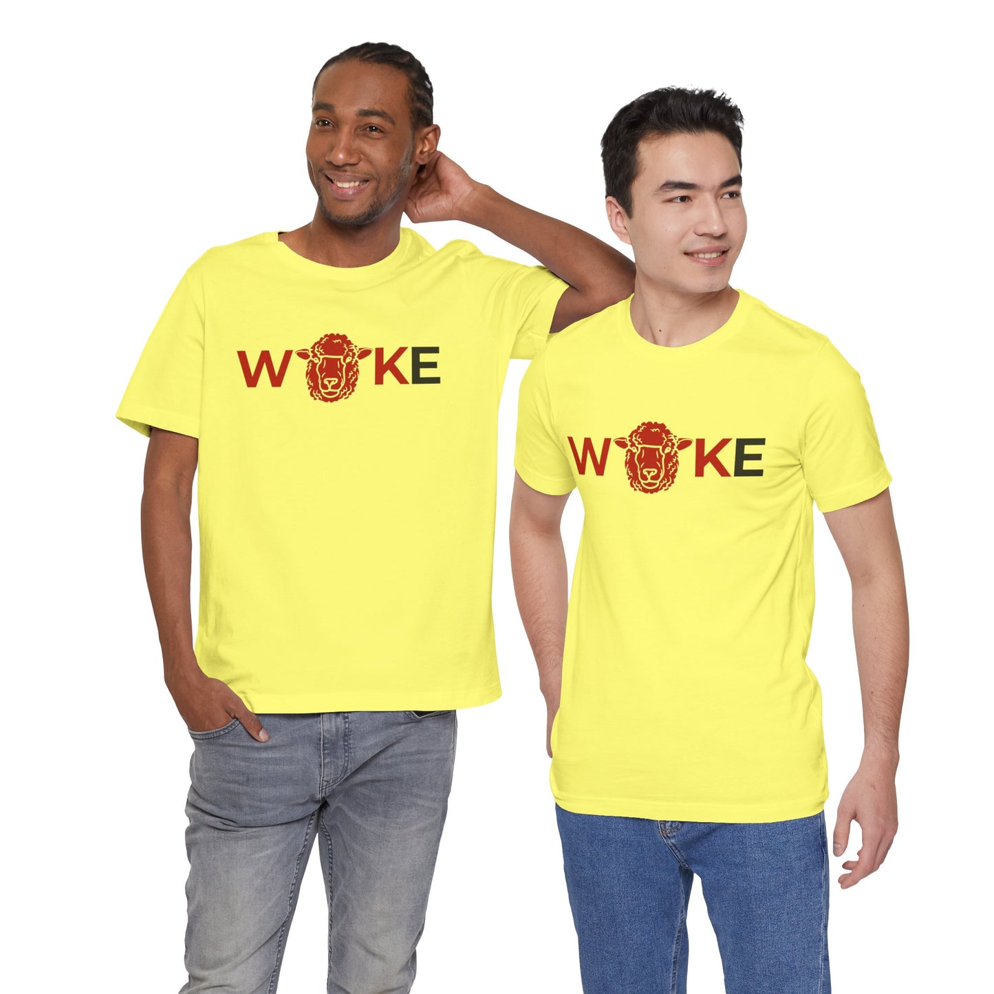 Woke Lion Unisex Tee, Empowerment Shirt, Casual Wear, Gift for Activists, Statement Clothing, Trendy Graphic Tee