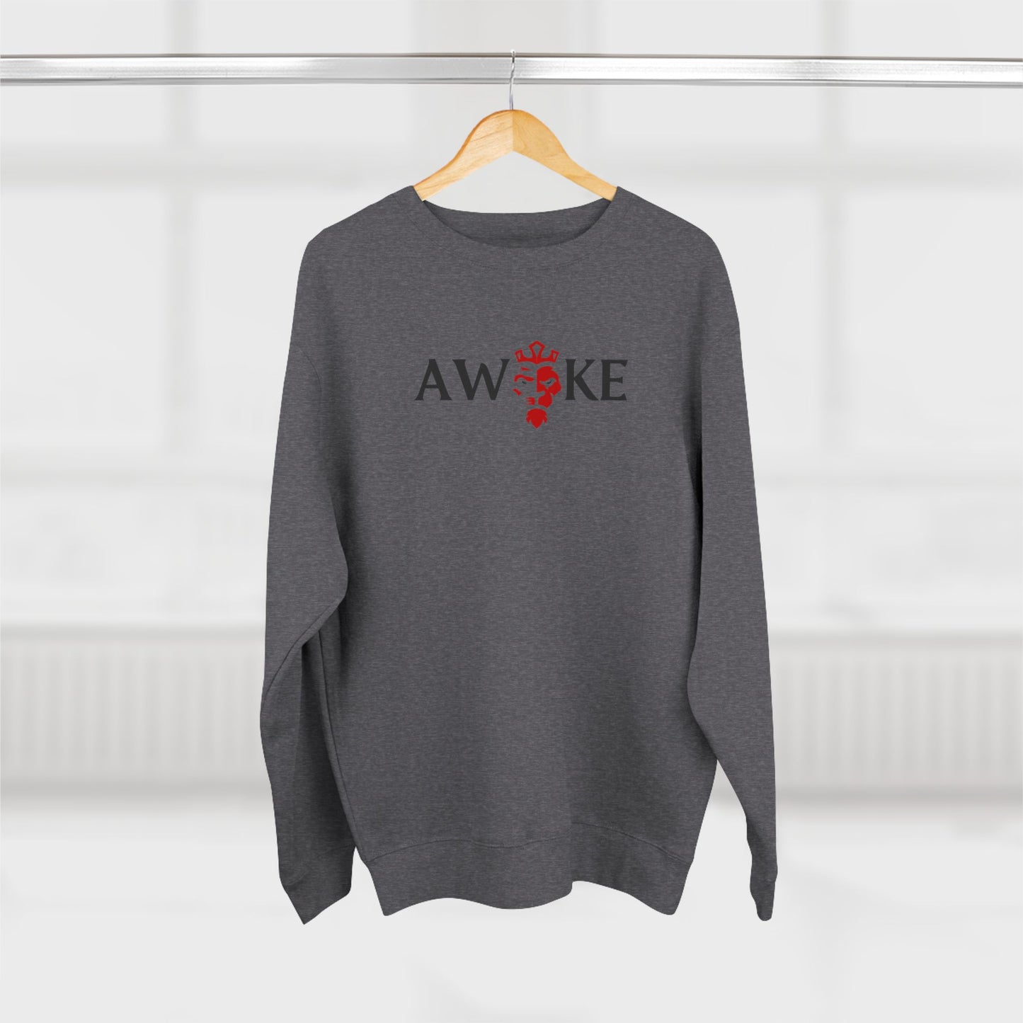 Awake Unisex Crewneck Sweatshirt - Cozy Gift, Casual Wear, Fall Style, Motivational Gift, Relaxed Fit