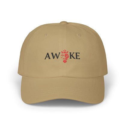 AWOKE Classic Dad Cap - White Hat for Casual Style, Father's Day Gift, Summer Accessory, Trendy Fashion Cap, Unisex Headwear