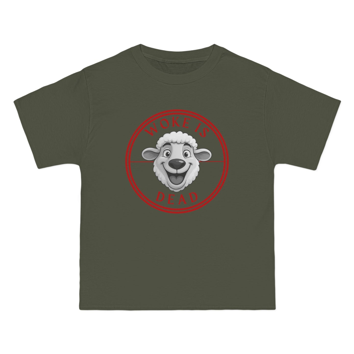 Woke Is Dead Short-Sleeve T-Shirt, Statement Tee, Casual Wear, Gift for Friends, Trendy Outfit, Humorous Shirt