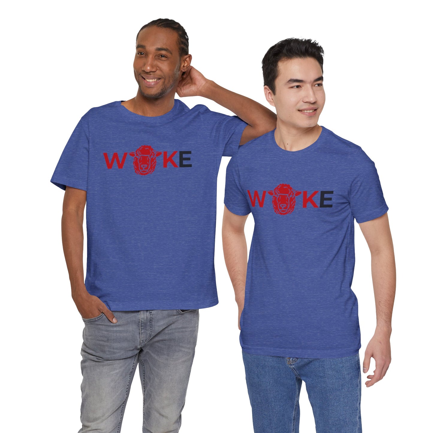 Woke Lion Unisex Tee, Empowerment Shirt, Casual Wear, Gift for Activists, Statement Clothing, Trendy Graphic Tee