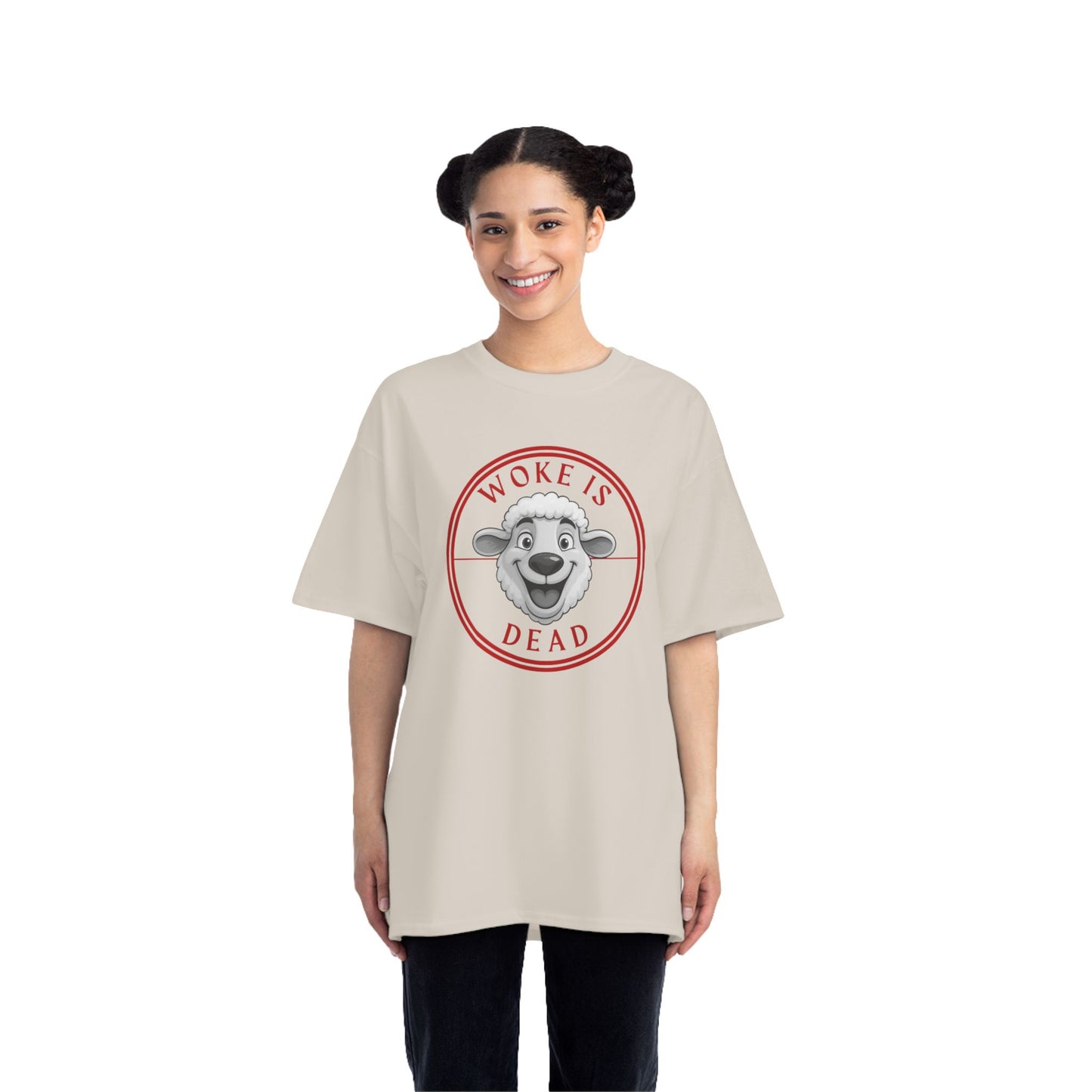 Woke Is Dead Short-Sleeve T-Shirt, Statement Tee, Casual Wear, Gift for Friends, Trendy Outfit, Humorous Shirt