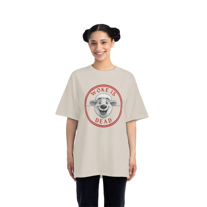 Woke Is Dead Short-Sleeve T-Shirt, Statement Tee, Casual Wear, Gift for Friends, Trendy Outfit, Humorous Shirt