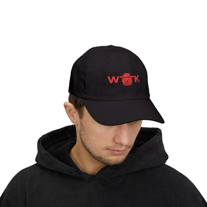 WOKE Classic Dad Cap, Trendy White Baseball Hat, Casual Everyday Wear, Gift for Dads, Fashionable Accessories for Men, Summer Essential