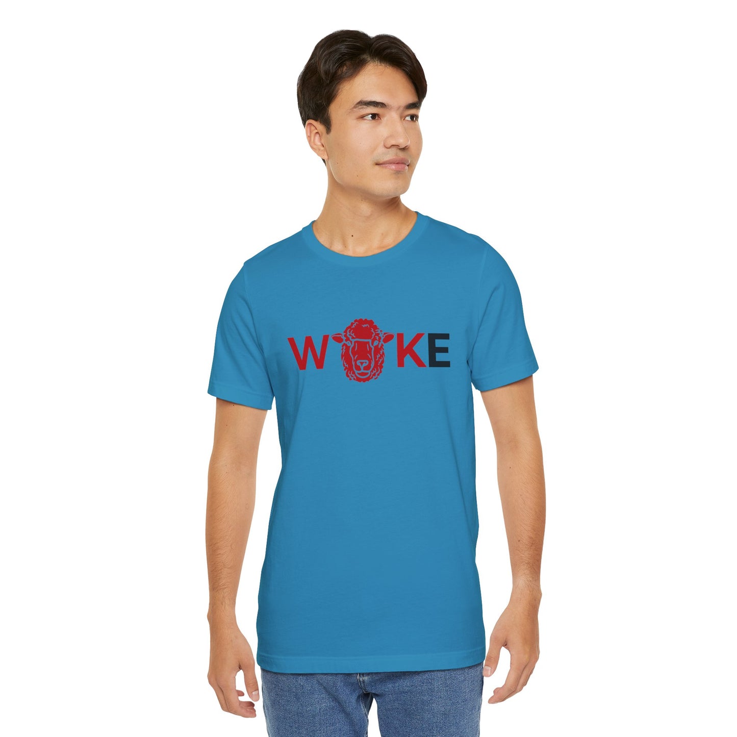 Woke Lion Unisex Tee, Empowerment Shirt, Casual Wear, Gift for Activists, Statement Clothing, Trendy Graphic Tee