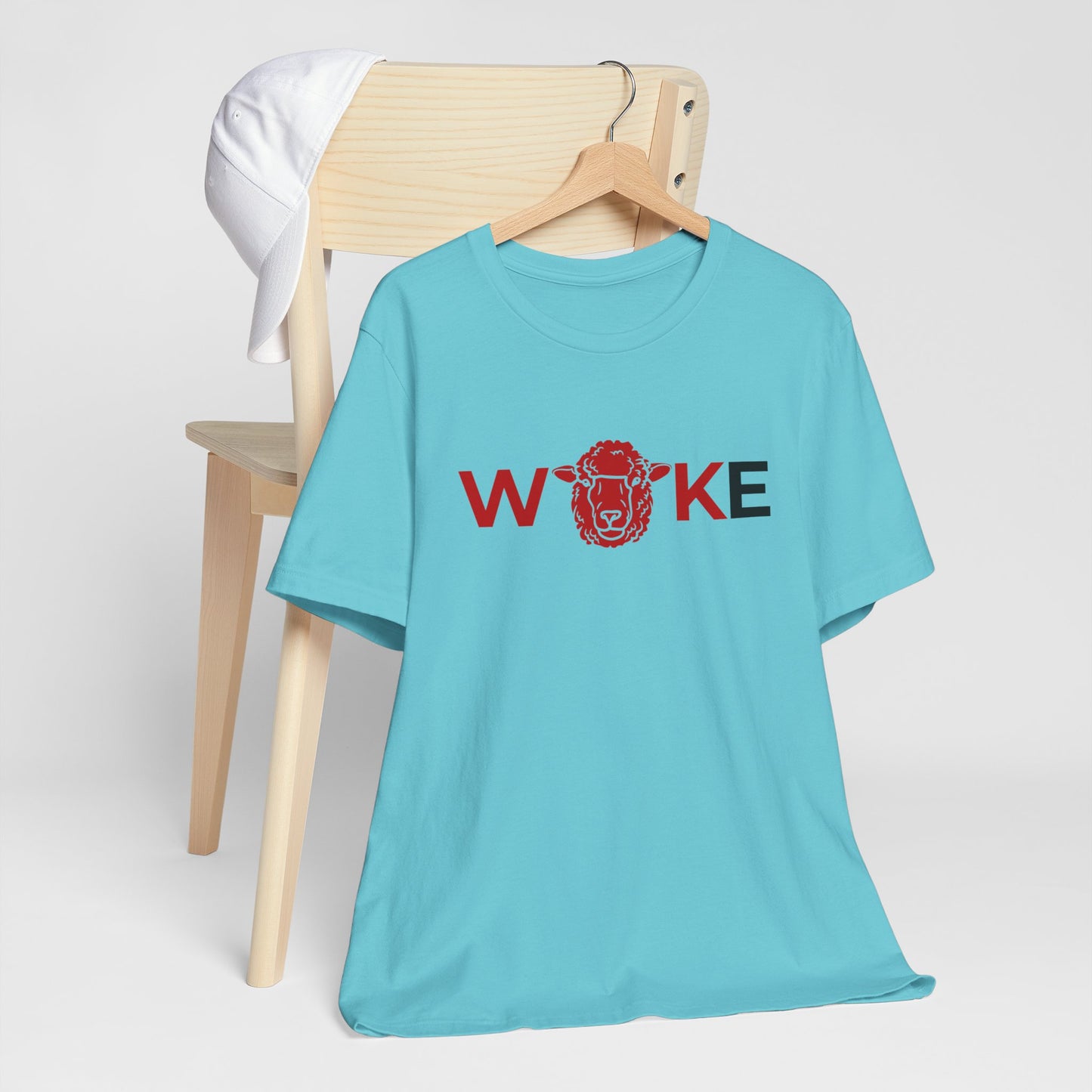 Woke Lion Unisex Tee, Empowerment Shirt, Casual Wear, Gift for Activists, Statement Clothing, Trendy Graphic Tee