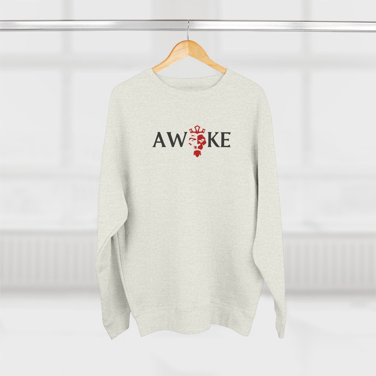Awake Unisex Crewneck Sweatshirt - Cozy Gift, Casual Wear, Fall Style, Motivational Gift, Relaxed Fit