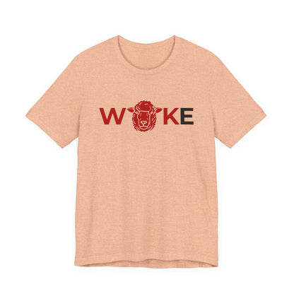 Woke Lion Unisex Tee, Empowerment Shirt, Casual Wear, Gift for Activists, Statement Clothing, Trendy Graphic Tee