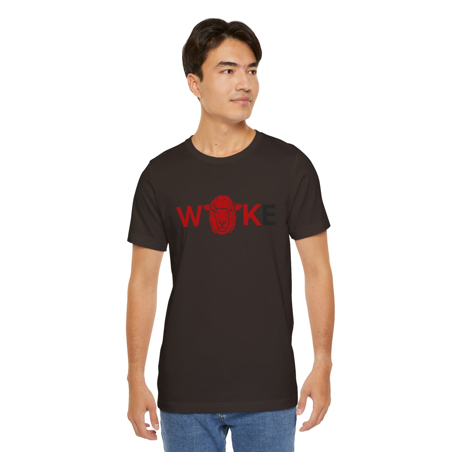 Woke Lion Unisex Tee, Empowerment Shirt, Casual Wear, Gift for Activists, Statement Clothing, Trendy Graphic Tee